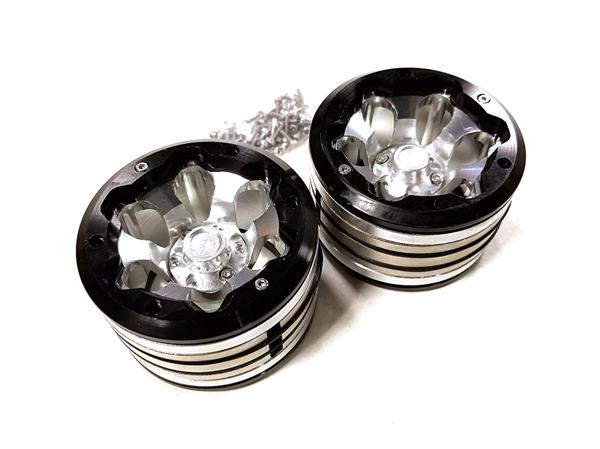 Alloy 2.2 Beadlock Wheel (2) w/ 12mm Hex for Rock Crawler (new, as-is)