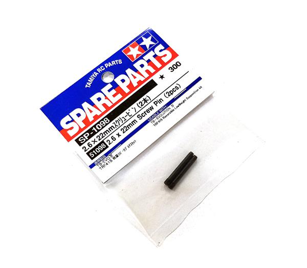 Tamiya 51098 SP-1098 2.6 x 22mm Screw Pin 2pcs