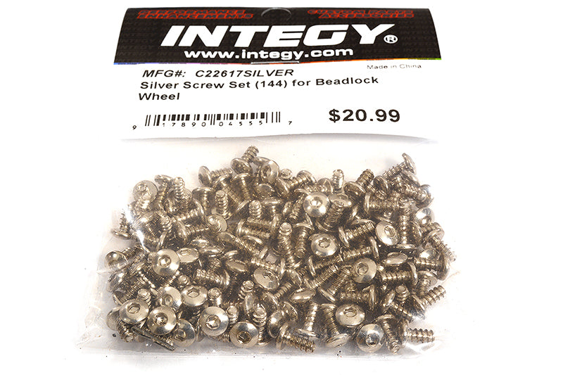Silver Screw Set (144) for Beadlock Wheel