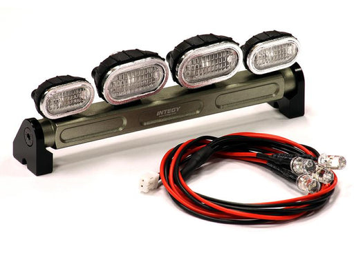 Realistic Roof Top Spot Light Set (4) LED Yellow w/ Adj.Housing for 1/10 1/8 1/5