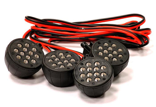 Off-Road High Brightness Large Spot LED Blue Light Set + Housing (4)