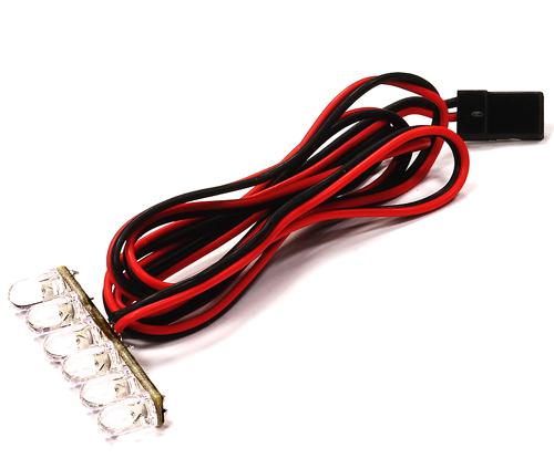 Straight Mounted Type High Brightness LED Light (6) Set