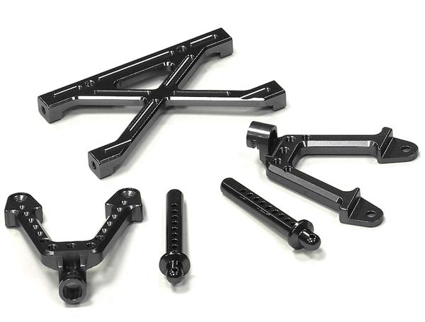 Billet Machined Alloy Rear Shock Mount for Axial SCX-10, Dingo & Honcho