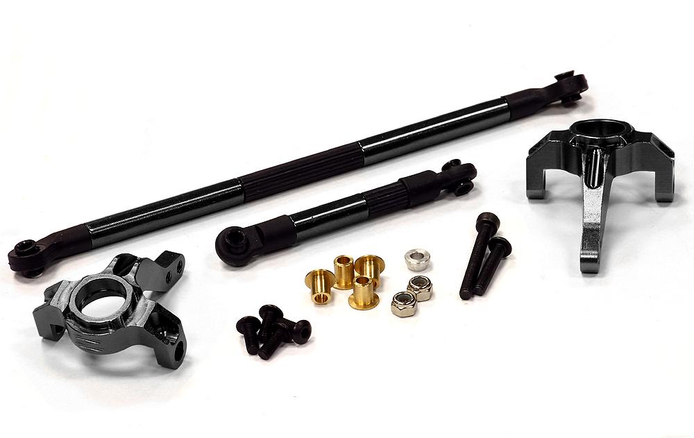 HD Billet Machined Steering Blocks and Linkages for Axial SCX-10, Honcho & Dingo