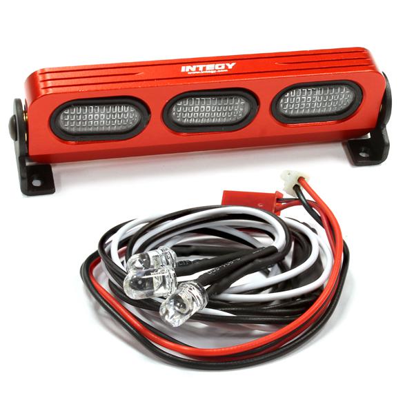 Realistic T2 Adjustable Spot Light Bar (3) w/ LED for 1/10 & 1/8 Scale