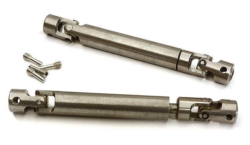 Steel 110mm-140mm Center Drive Shaft (2) for 1/10 Scale D90 & Scale Trucks