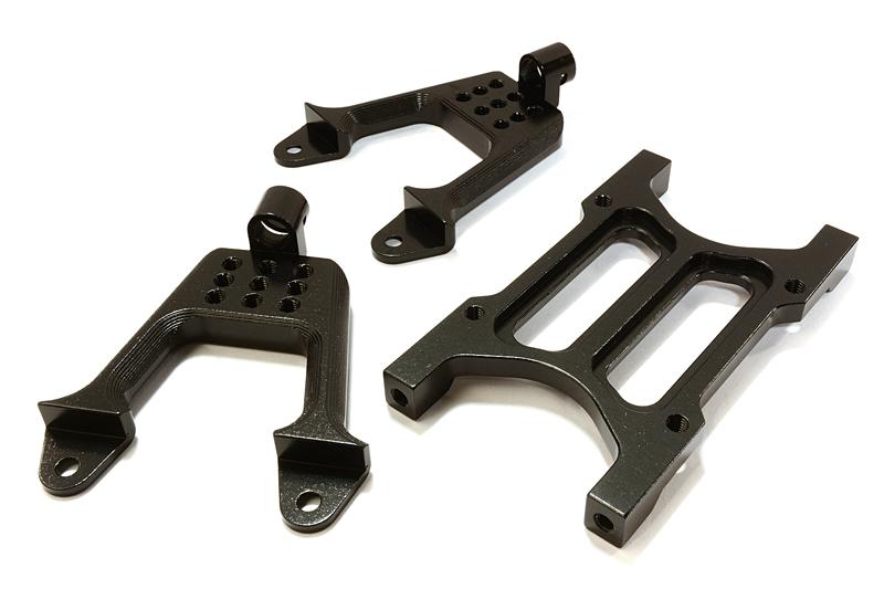 Billet Machined Rear Shock Mount & Cross Brace for SCX-10 Dingo, Jeep & Honcho