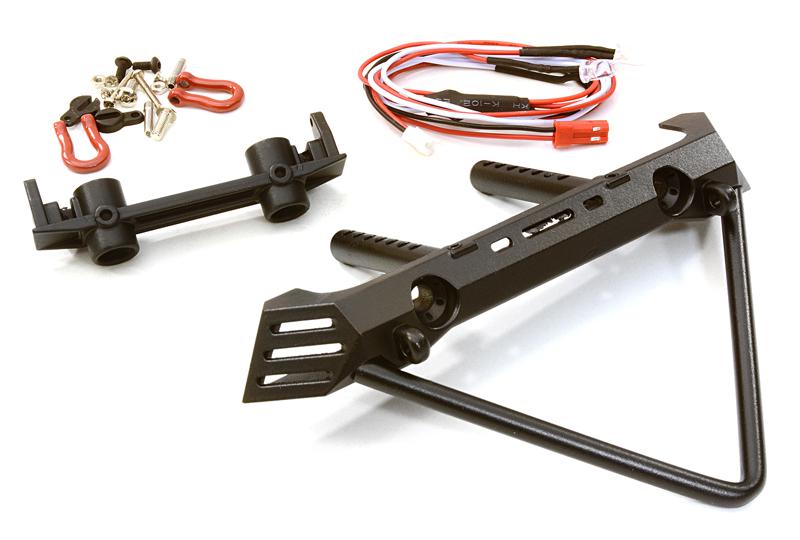 Metal Realistic Front Bumper w/ 40mm Mount for Axial SCX-10 Crawler