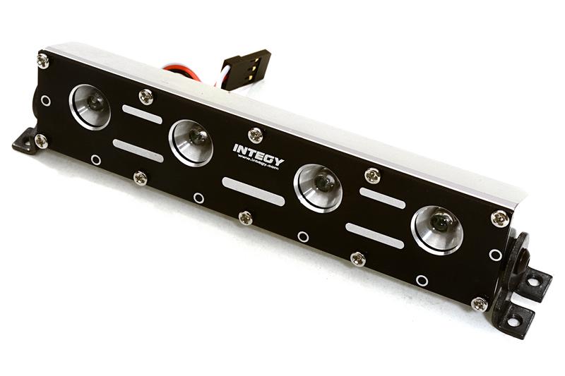 Realistic Roof Top LED Light Bar w/Metal Housing 125x18x27mm for 1/10, 1/8 & 1/5