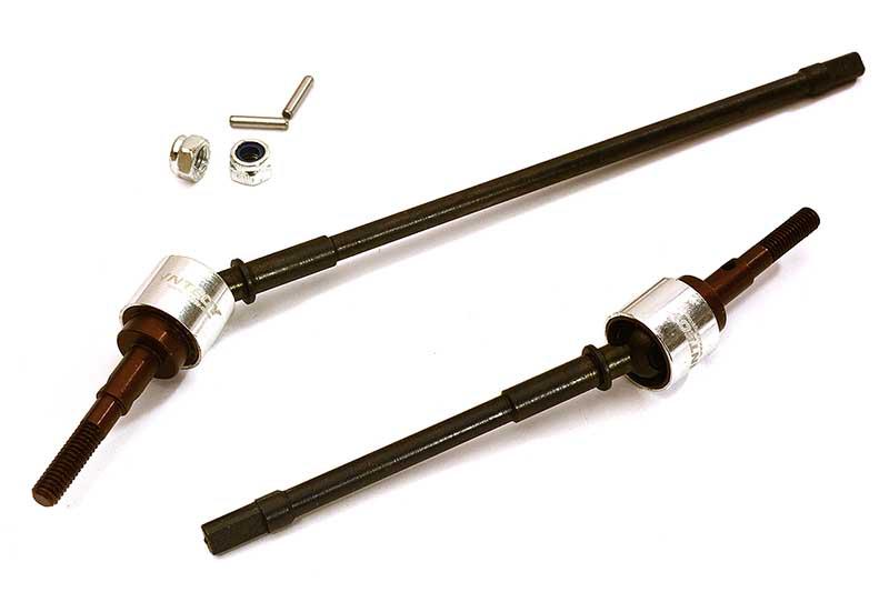 Billet Machined Front Drive Shaft Set for Axial 1/10 Wraith 2.2 & RR10 Bomber