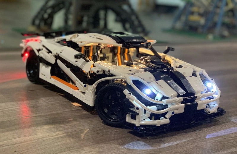 LED Light Kit for Lepin 23002 MOC-4789 Changing Racing