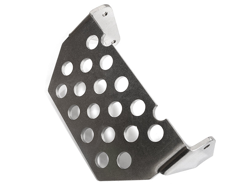 Realistic Stainless Steel Front Skid Plate for Axial SCX10 III Scale Crawler