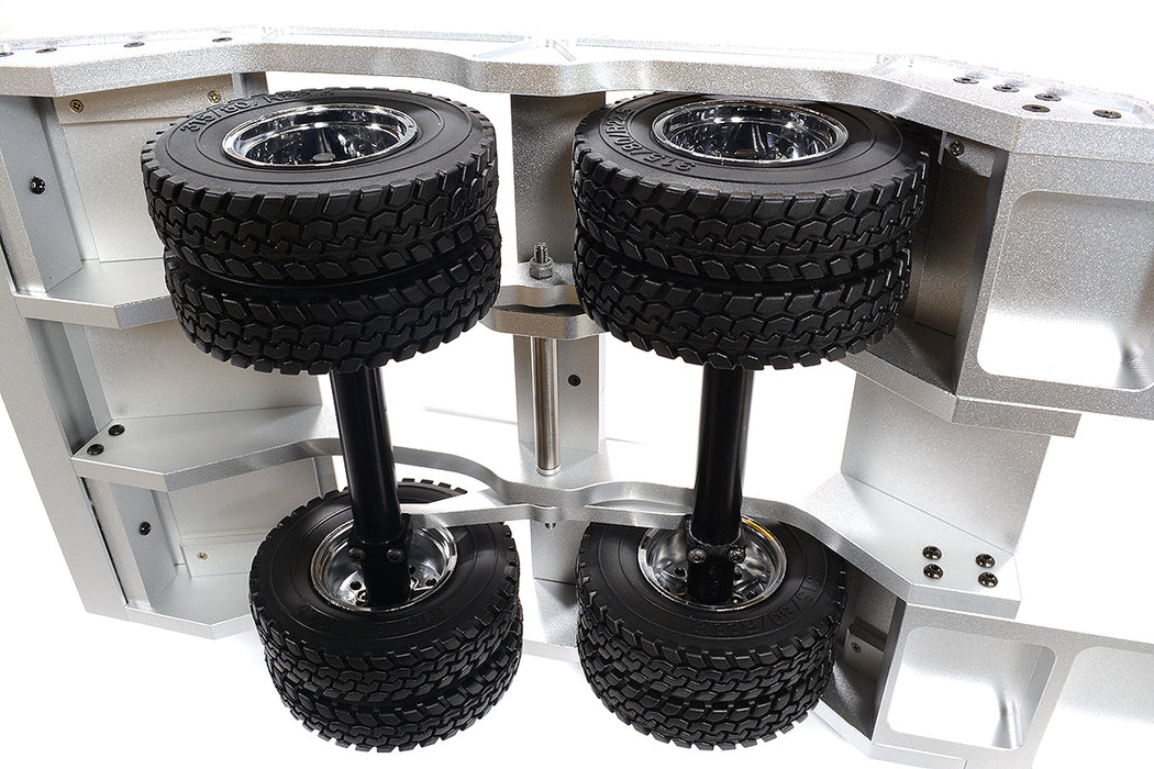 Billet Machined Realistic Trailer Kit 425mm for Tamiya 1/14 Semi-Tractor Truck