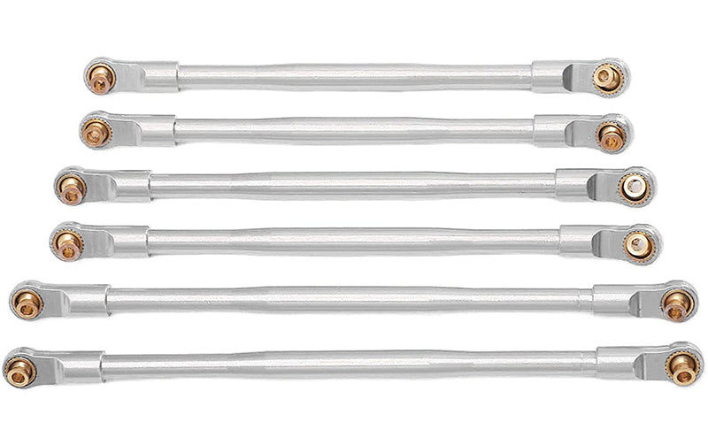 Metal Alloy Linkages (6) for Axial 1/10 RBX10 Ryft 4WD Rock Bouncer