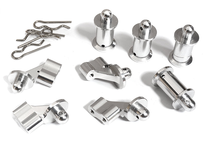 Billet Machined Front & Rear Body Mount Set for Arrma 1/8 Kraton 6S BLX V3