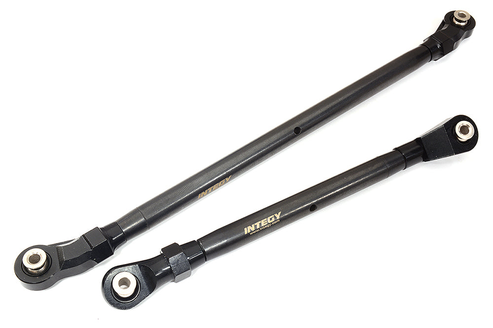 Black Alloy Steering and Panhard Linkages for Axial SCX6 RC Crawler