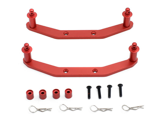 Alloy Machined Front & Rear Body Mounts for Traxxas 1/10 Slash 4X4 Truck