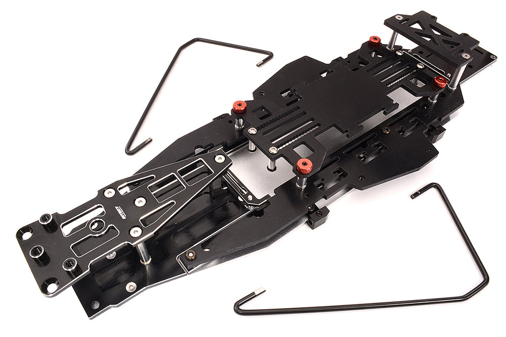 Billet Machined Chassis w/ Composite Upper Deck for Traxxas 1/10 Drag Slash 2WD