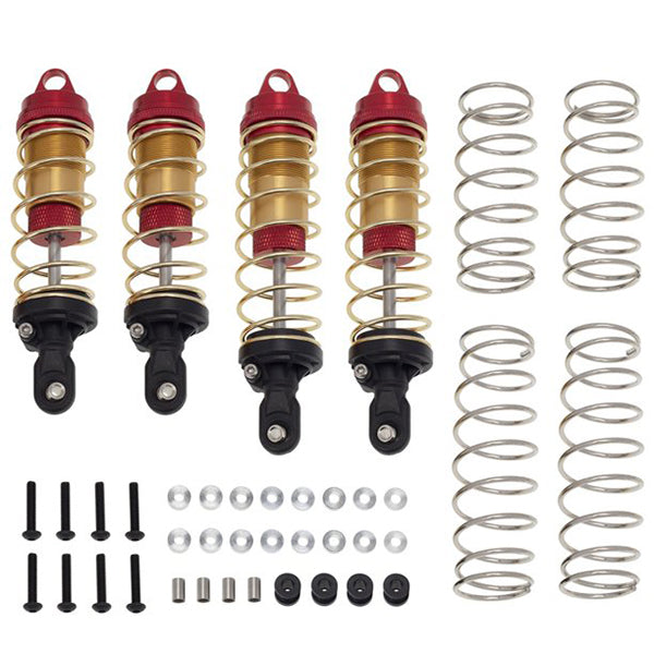 Alloy Front & Rear Shock Set (4) for Arrma 1/10 Kraton 4X4 4S V2 BLX