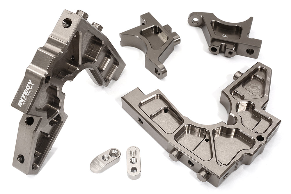 Billet Machined Front Bulkhead Set for 1/5 DBXL-E 2.0 4WD