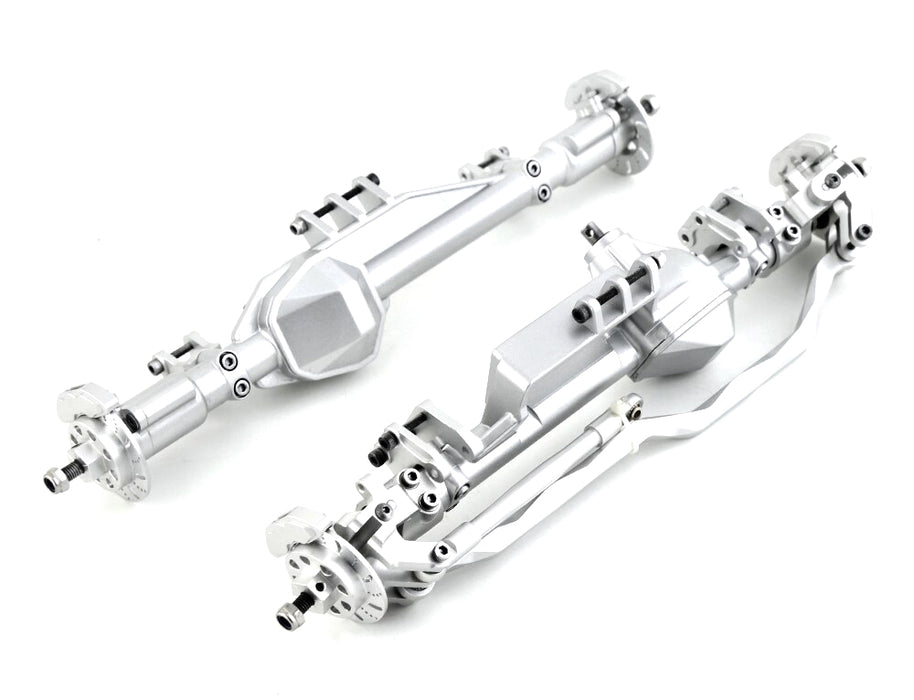 Complete Front & Rear Alloy Axles w/ Internals for Axial 1/10 RBX10 Ryft 4WD