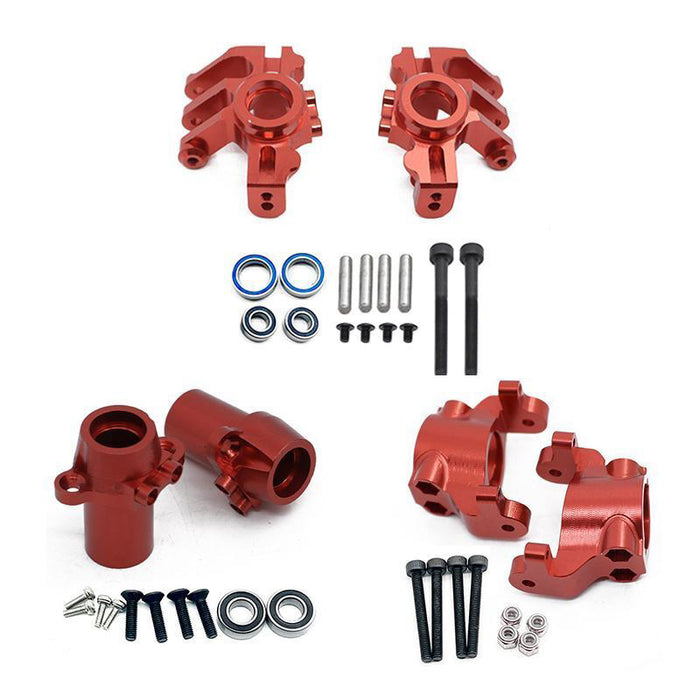 Alloy Steering, Caster Blocks & Rear Hubs for Axial 1/10 RBX10 Ryft 4WD