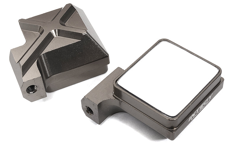 Billet Machined Realistic Side View Mirrors for Axial SCX6 Crawler
