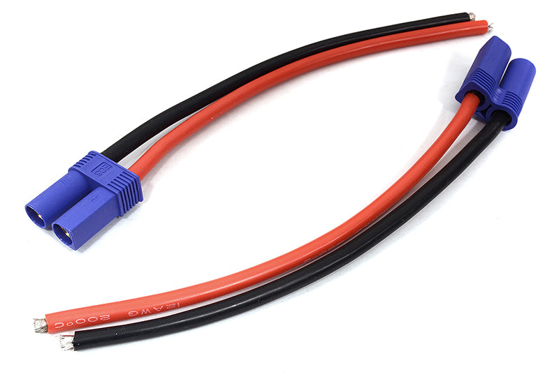 High Amperage EC5 Female & Male Connector Set w/ 15cm #12 Wires (Genuine)