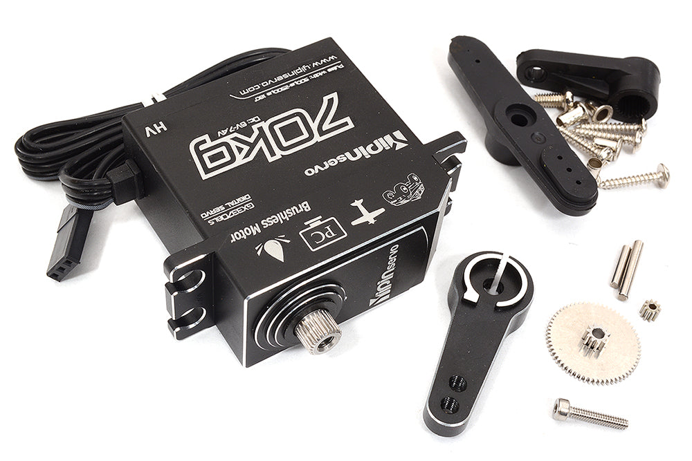 GX3370BLS MG Brushless HV Servo 70kg 0.10s for 1/10 & 1/8 Scale Off-Road