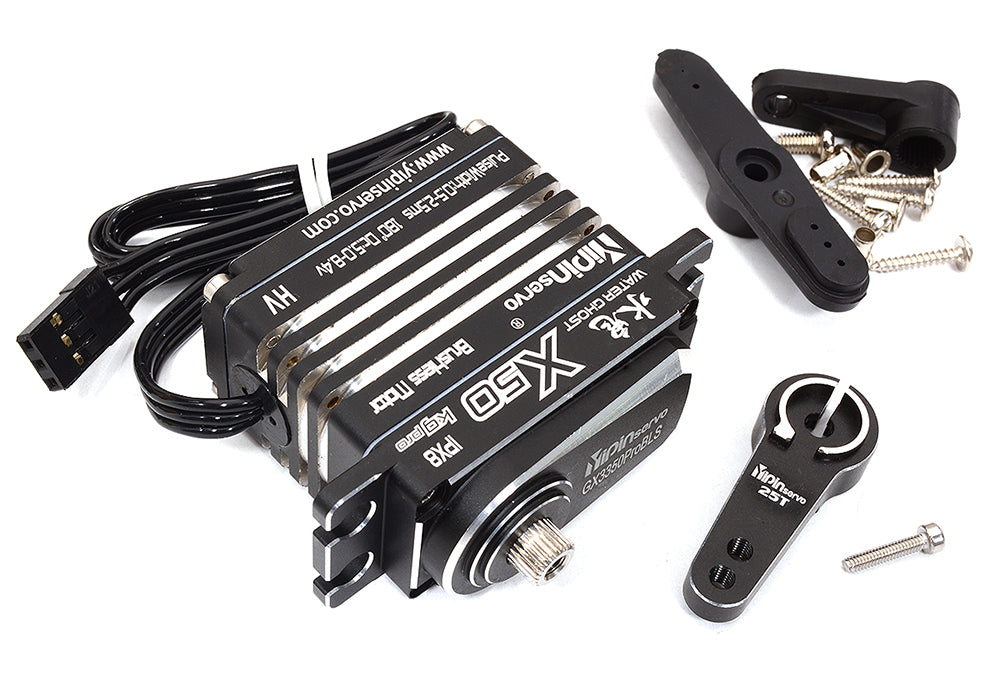 GX3350ProBLS X50 MG Brushless HV Servo 50kg 0.09s for 1/10 & 1/8 Scale Off-Road