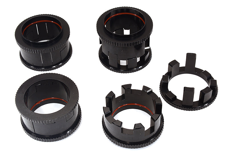 Billet Machined 4-Step 15-24mm Adj Spring Spacers for Arrma 1/10 Kraton 4X4 4S