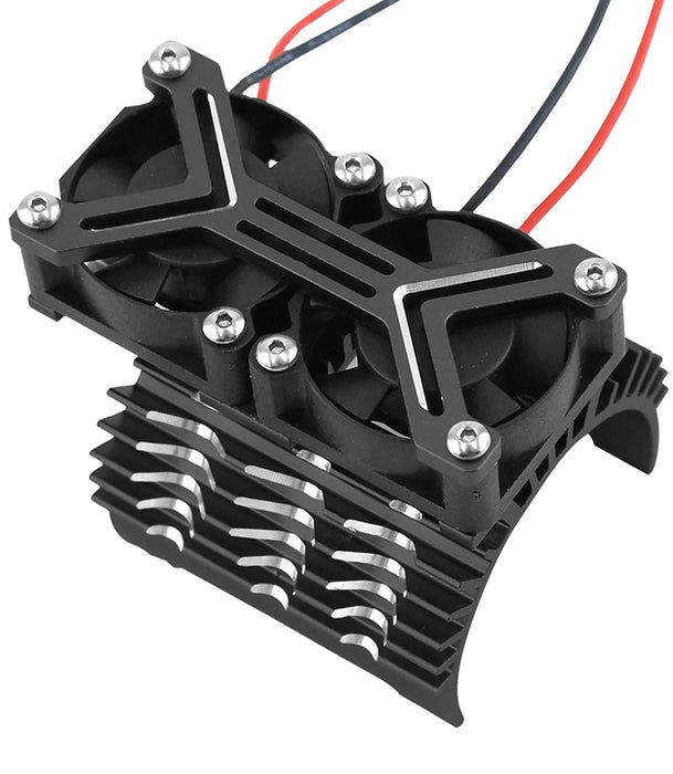 40mm Motor Heatsink+Twin 30x30mm Cooling Fan 20,000 rpm