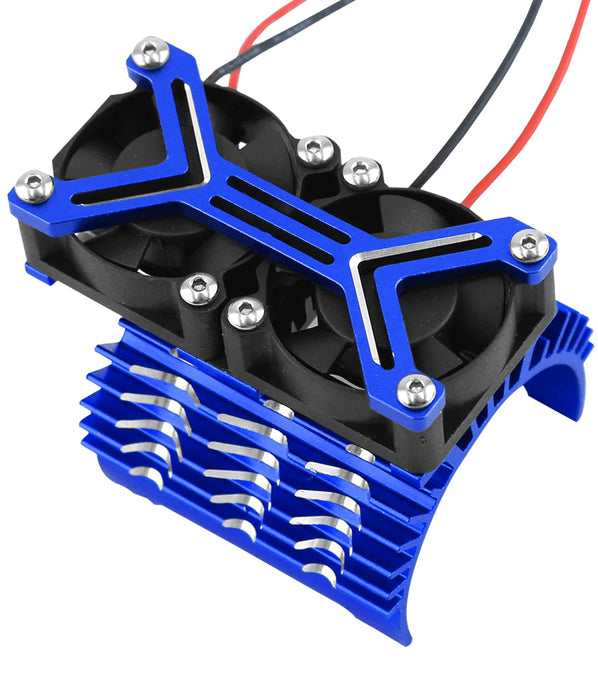 40mm Motor Heatsink+Twin 30x30mm Cooling Fan 20,000 rpm