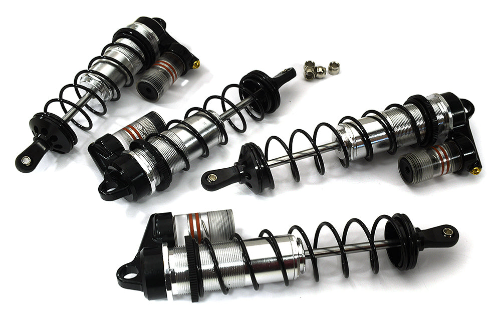 Machined Piggyback Shocks (4) for Arrma 1/8 Outcast & Kraton 6S BLX 118m & 134mm