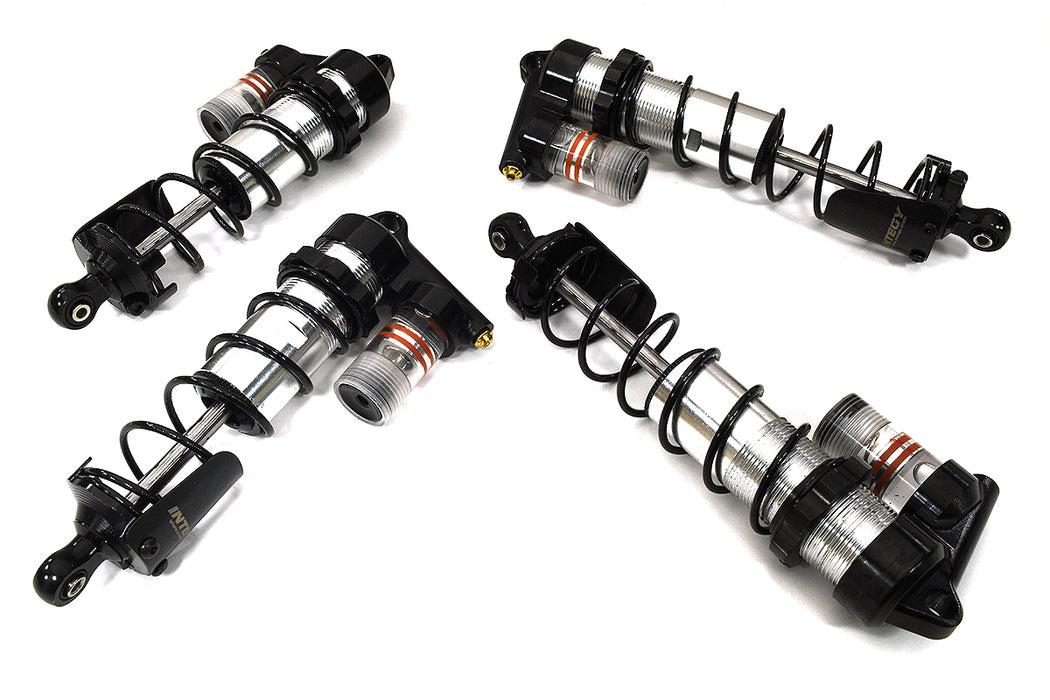 Billet Machined Piggyback Shock (4) Set for Arrma 1/10 Kraton 4X4 4S V2 BLX