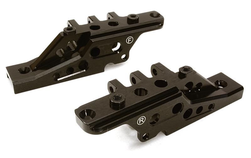 CNC Machined Alloy Front & Rear Offset Link Mount for Axial RR10 Bomber 4WD