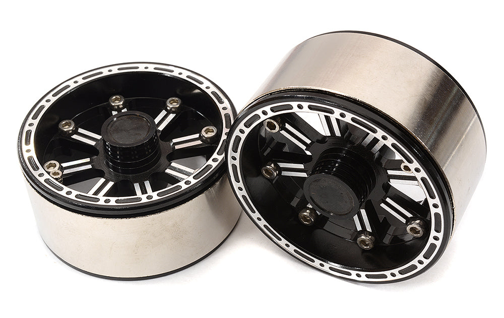 High Mass Beadlock Aluminum 1.9 Wheels Spoke-8 for 1/10 Scale Crawler