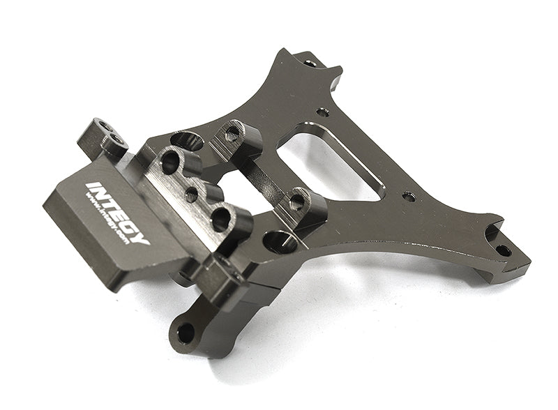 Billet Machined Alloy Front Bulkhead for Traxxas 1/10 Scale Jato - Grey Finish