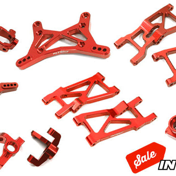 Save up to 16% on our Billet Machined Suspension Kit for Losi 1/10 2WD 22S Drag Car!