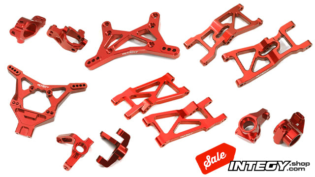 Save up to 16% on our Billet Machined Suspension Kit for Losi 1/10 2WD 22S Drag Car!
