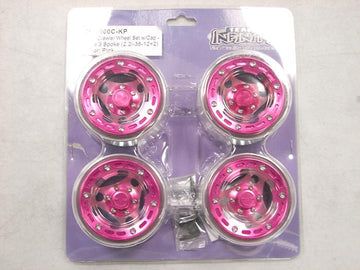 Alloy 3 Spoke 2.2 Size Beadlock Wheel Set w/ 12mm Hex