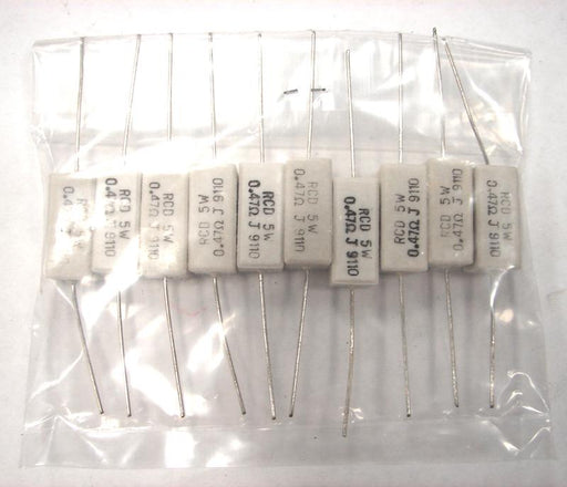 5W 0.47ohm Power Sand Block Resistor (10)