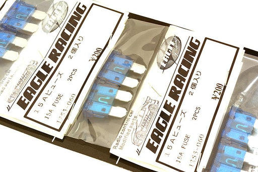 Eagle Racing 15A Blade Type Automotive Fuse 10pcs