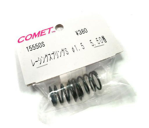 Comet 15550S Shock Spring 1.5mm 5.5 Coils for 1/10 RC Touring Car