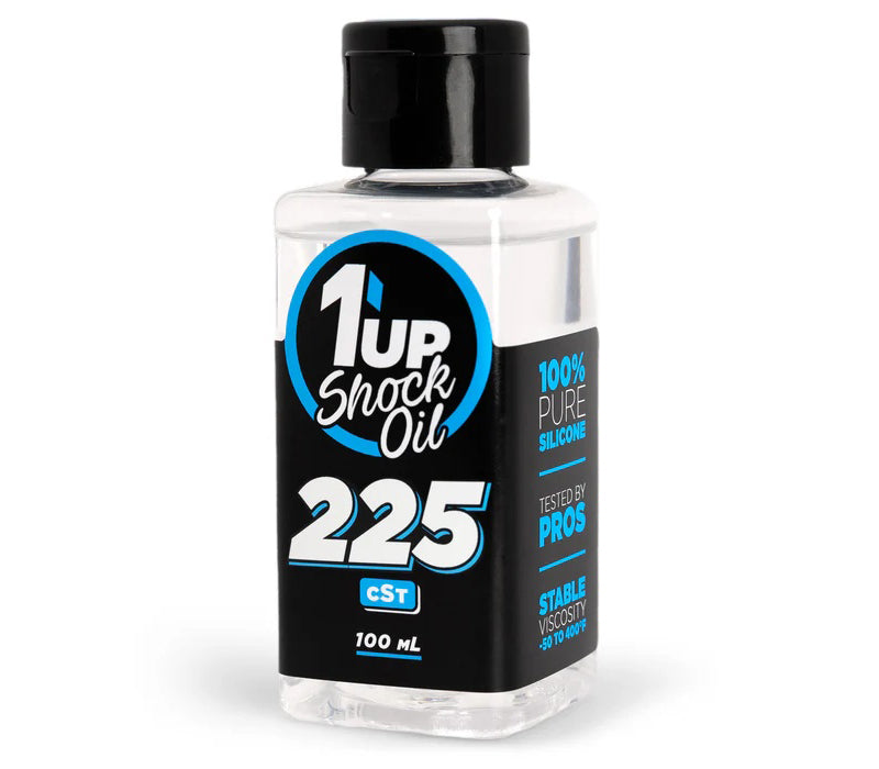 1up Racing Pure Silicone Shock Oil - 225cSt / 21.75wt - 100mL