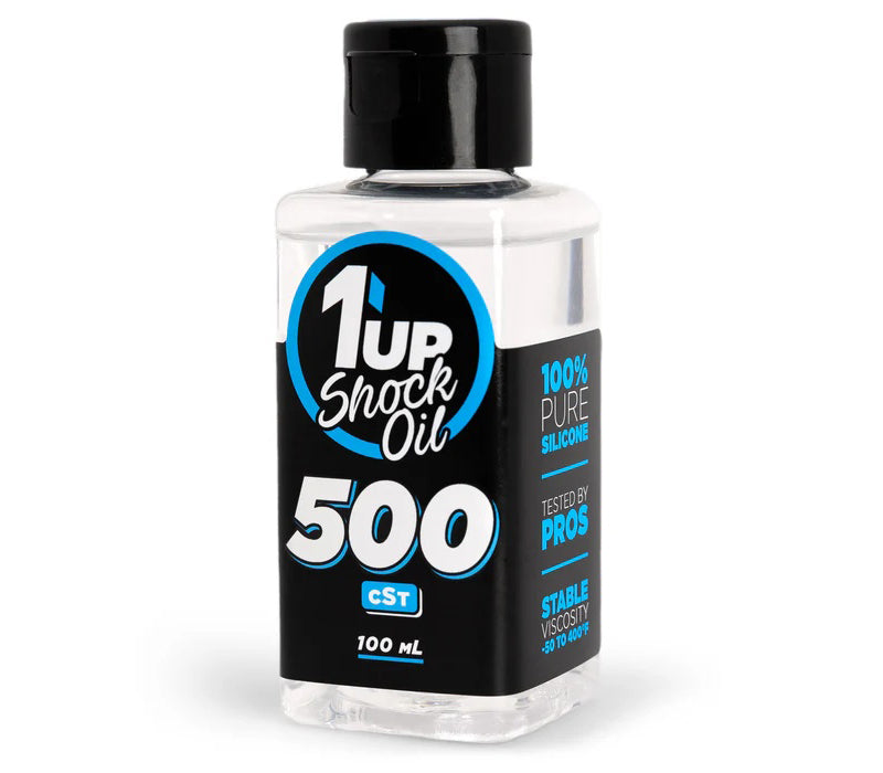 1up Racing Pure Silicone Shock Oil - 500cSt / 40wt - 100mL