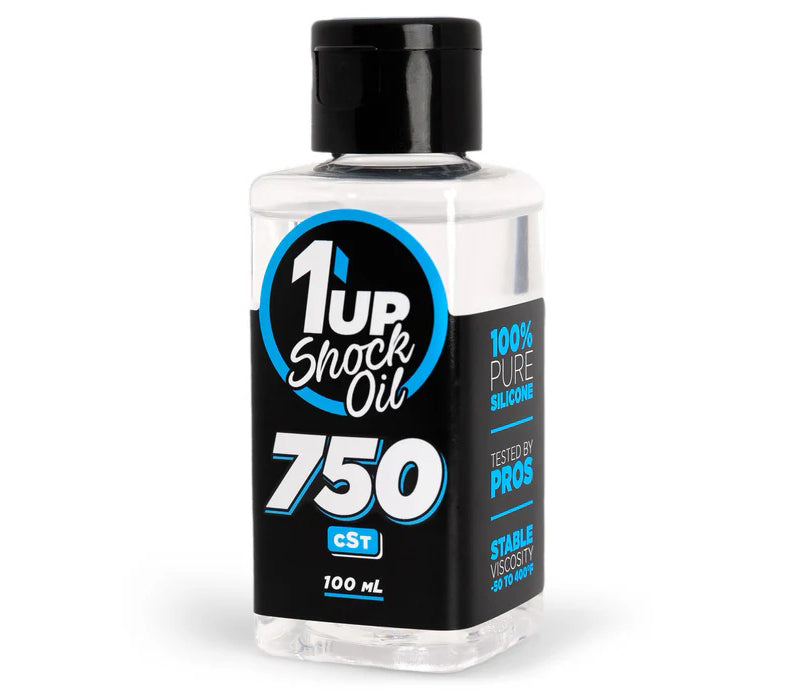 1up Racing Pure Silicone Shock Oil - 750cSt / 56.25wt - 100mL