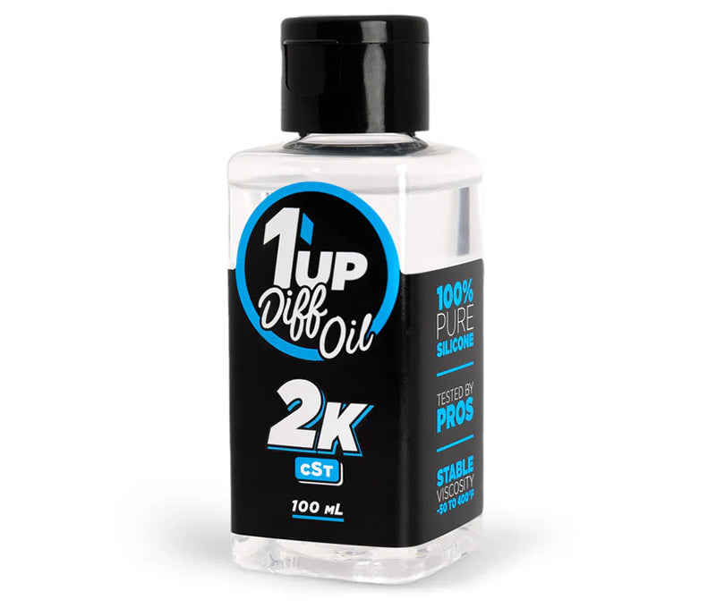 1up Racing Pure Silicone Diff Oil - 2000cSt - 100mL