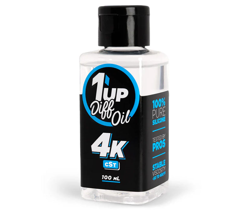 1up Racing Pure Silicone Diff Oil - 4000cSt - 100mL