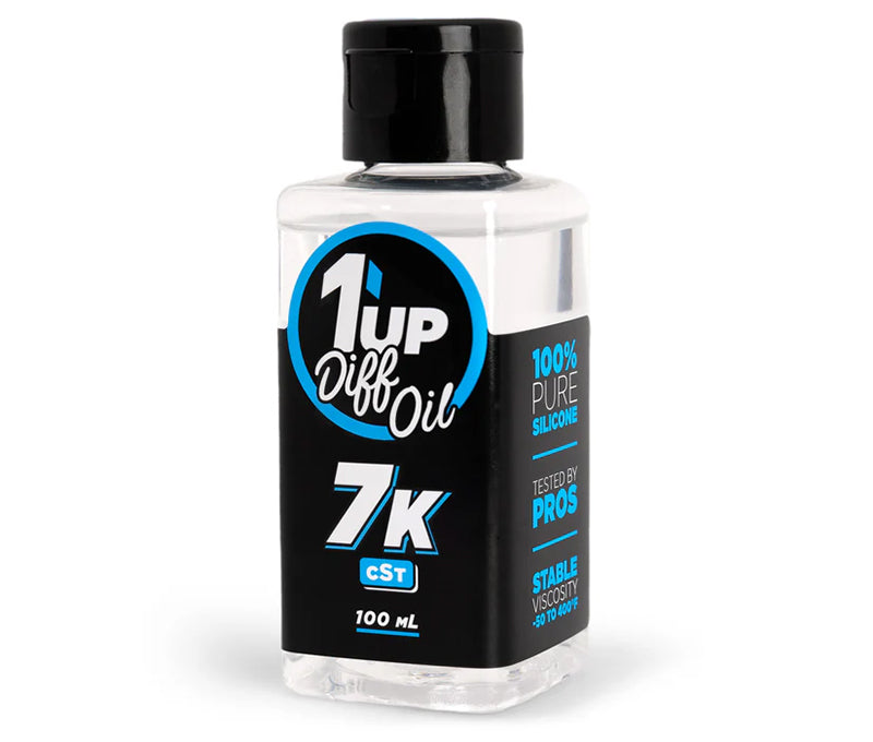 1up Racing Pure Silicone Diff Oil - 7000cSt - 100mL